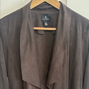 Jules & Leopold Dark Brown Trench Coat - L